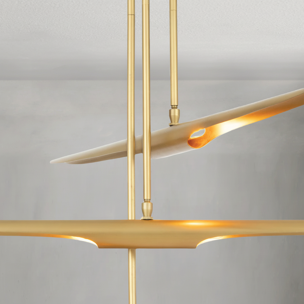 Luster Gaze Aeroform Triple-Tier Chandelier - Background Shot