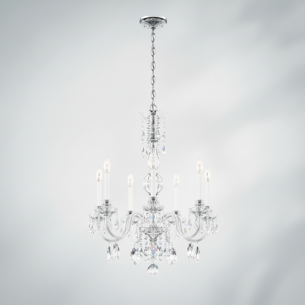 Luster Gaze Hamilton Nouveau Chandelier 26" - Studio Shot