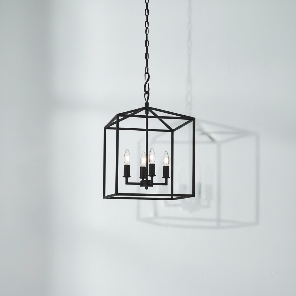 Luster Gaze Radiant Brass Ethereal Chandelier - Background Shot