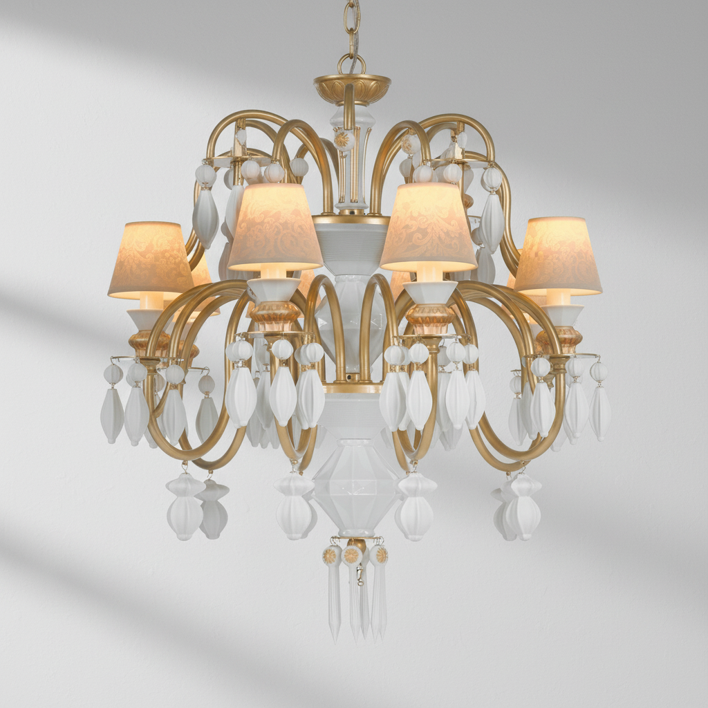 Luster Gaze Midnight Bloom 24-Light Chandelier - Background Shot