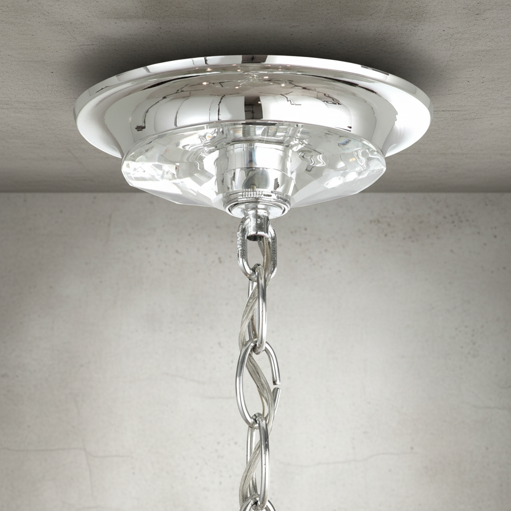 Luster Gaze Radiant Prism Crystal Chandelier - Background Shot