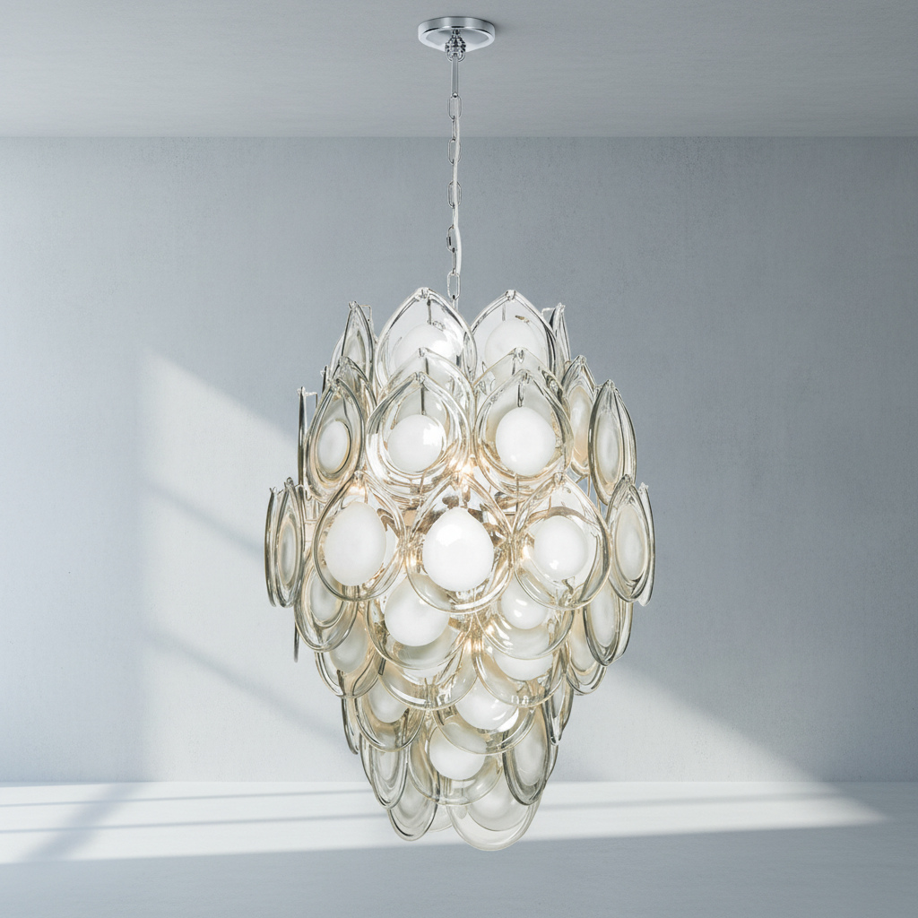 Luster Gaze Opulent Radiance 8-Light Chandelier - Background Shot