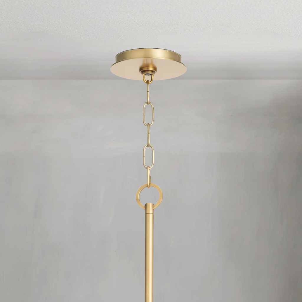 Luster Gaze Aura Grandeur Alabaster-Like Chandelier - Background Shot