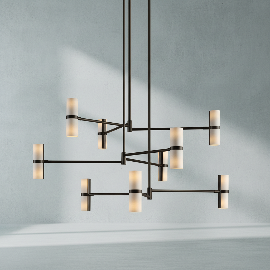 Luster Gaze Grand Lumina Mobile Chandelier - Background Shot