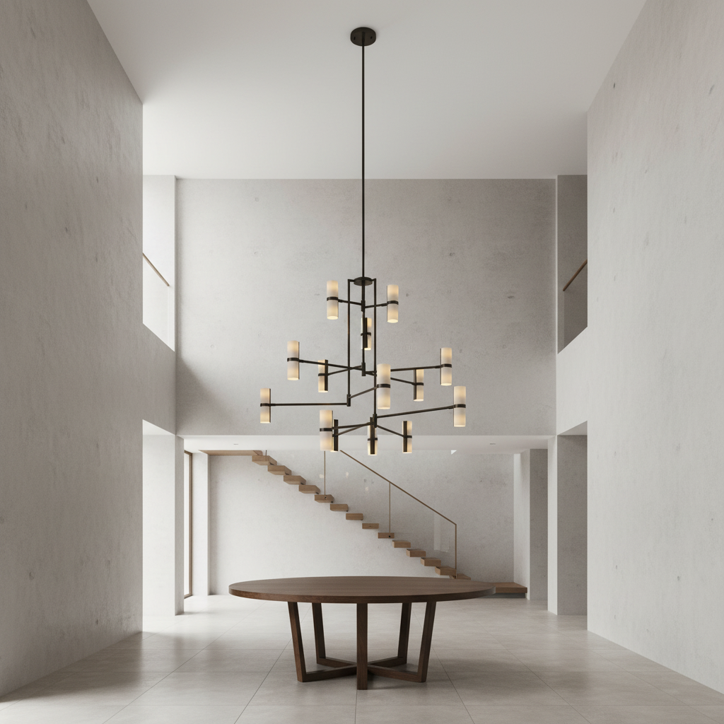 Luster Gaze Grand Lumina Mobile Chandelier - Background Shot