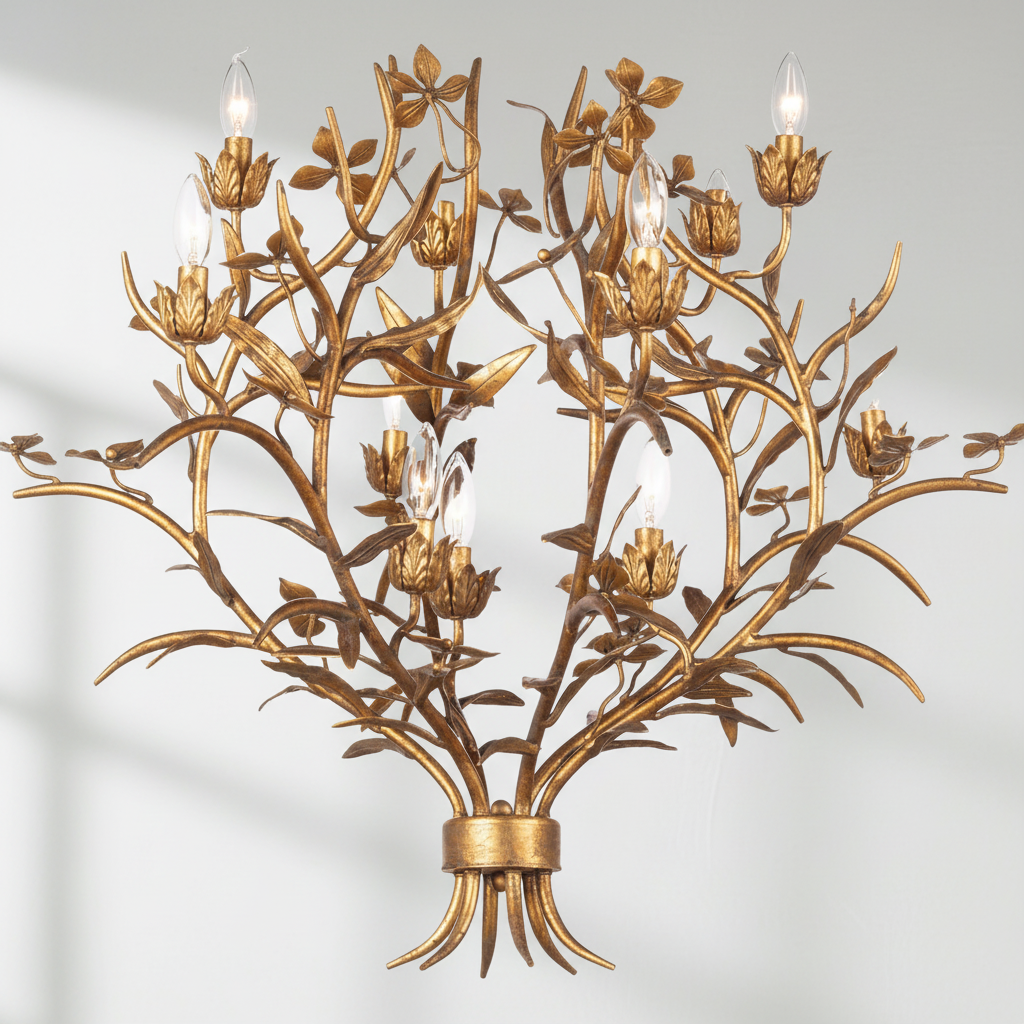 Luster Gaze Verdant Canopy 15-Light Chandelier - Background Shot