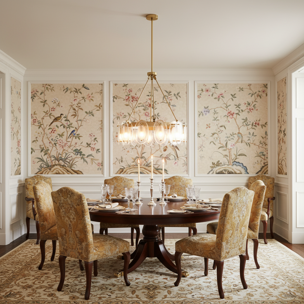 Luster Gaze Radiant Bloom 12-Light Chandelier - formal American dining room