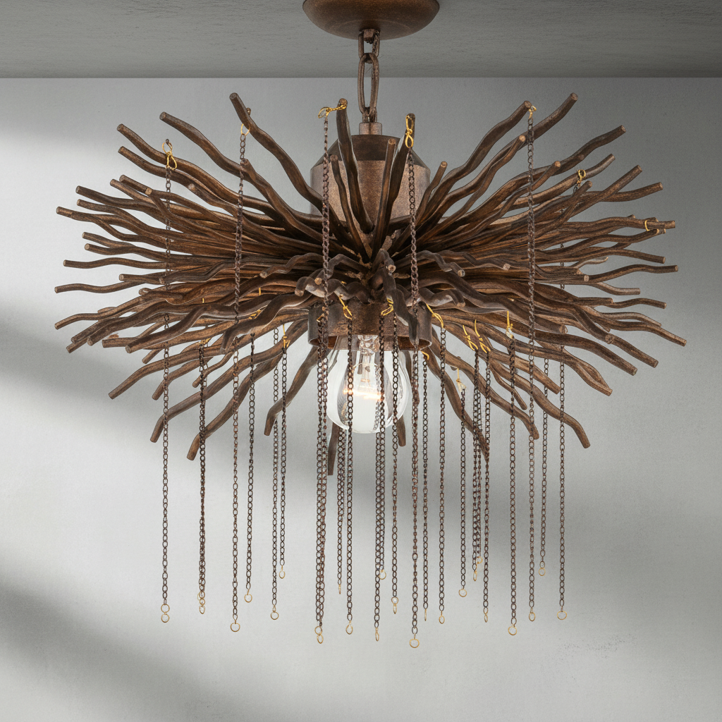 Luster Gaze Verdant Canopy Sculptural Chandelier - Background Shot