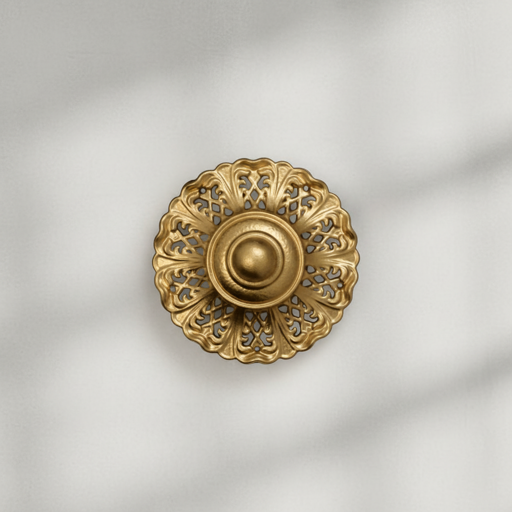 Luster Gaze Regal Bloom Rococo Chandelier - Background Shot