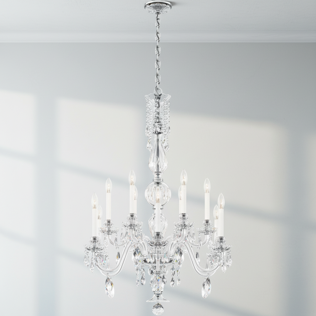 Luster Gaze Hamilton Nouveau Chandelier 30" - Studio Shot