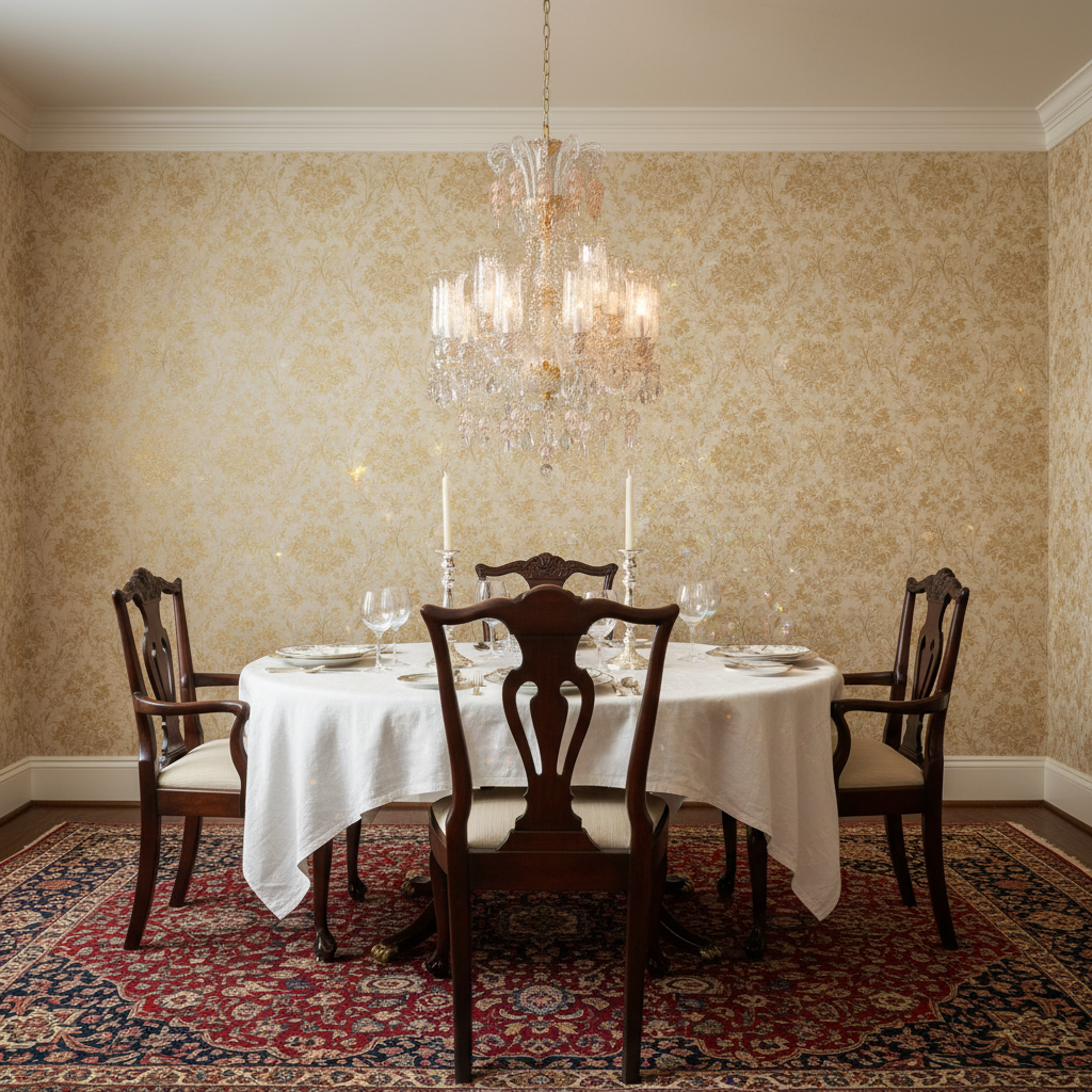 Luster Gaze Opulent Radiance 15-Light Chandelier - formal American dining room