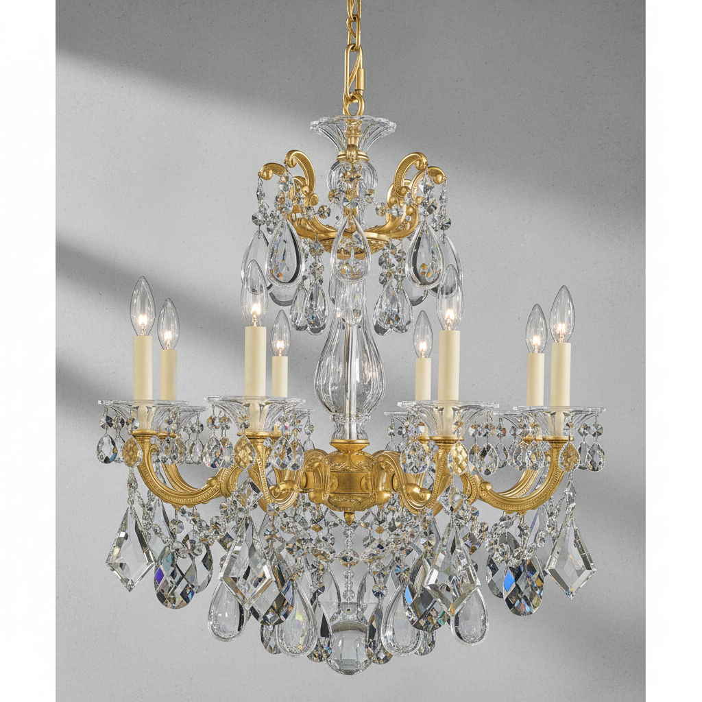 Luster Gaze Heirloom Bloom Chandelier 25-inch - Background Shot