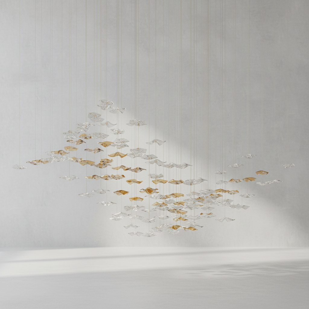 Luster Gaze Coastal Grandeur LED Chandelier - Background Shot