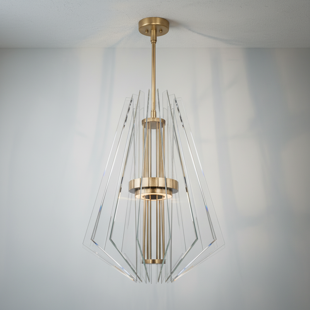 Luster Gaze Newton 3 - Light LED Chandelier - Studio Shot