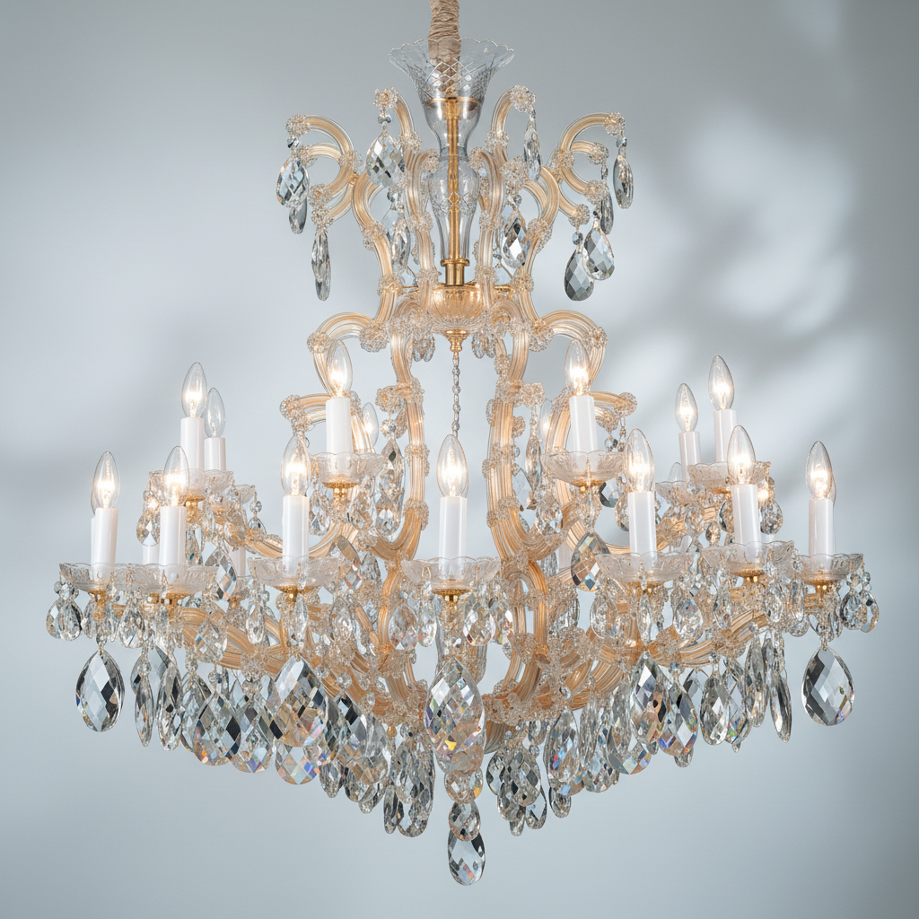 Luster Gaze La Scala 25 Light Chandelier - Studio Shot