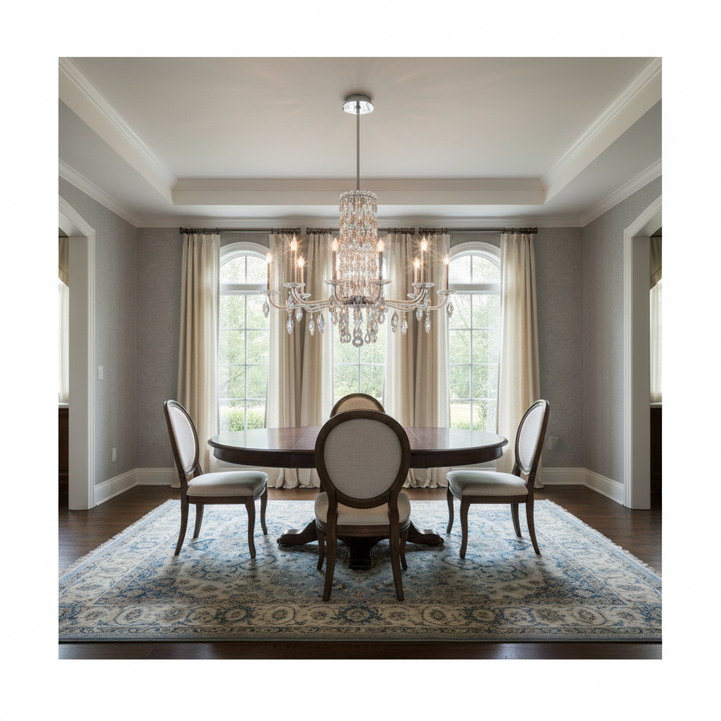 Luster Gaze Grand Lumina 10-Light Chandelier 40" - Background Shot