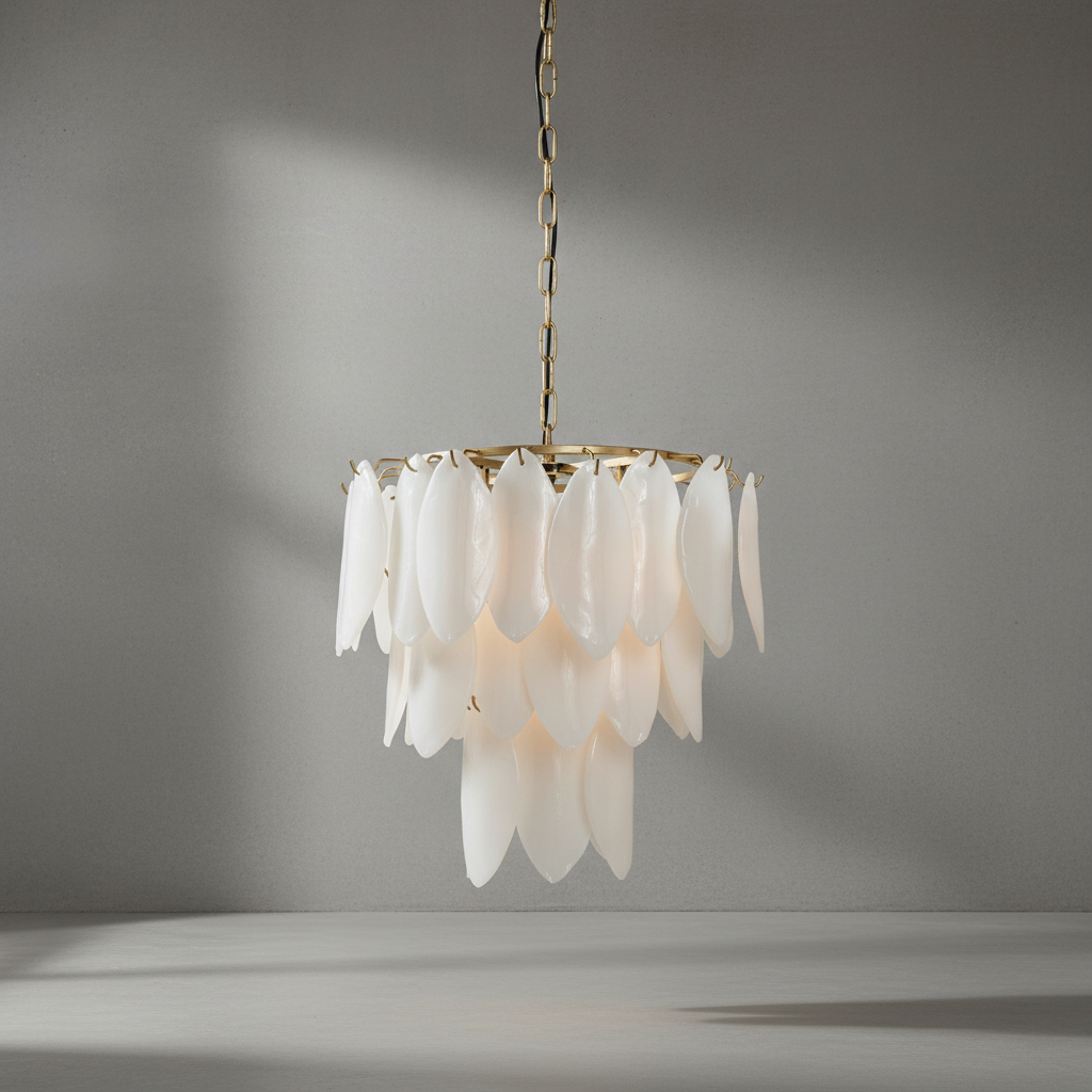 Luster Gaze Aura Bloom 4-Light Chandelier - Background Shot