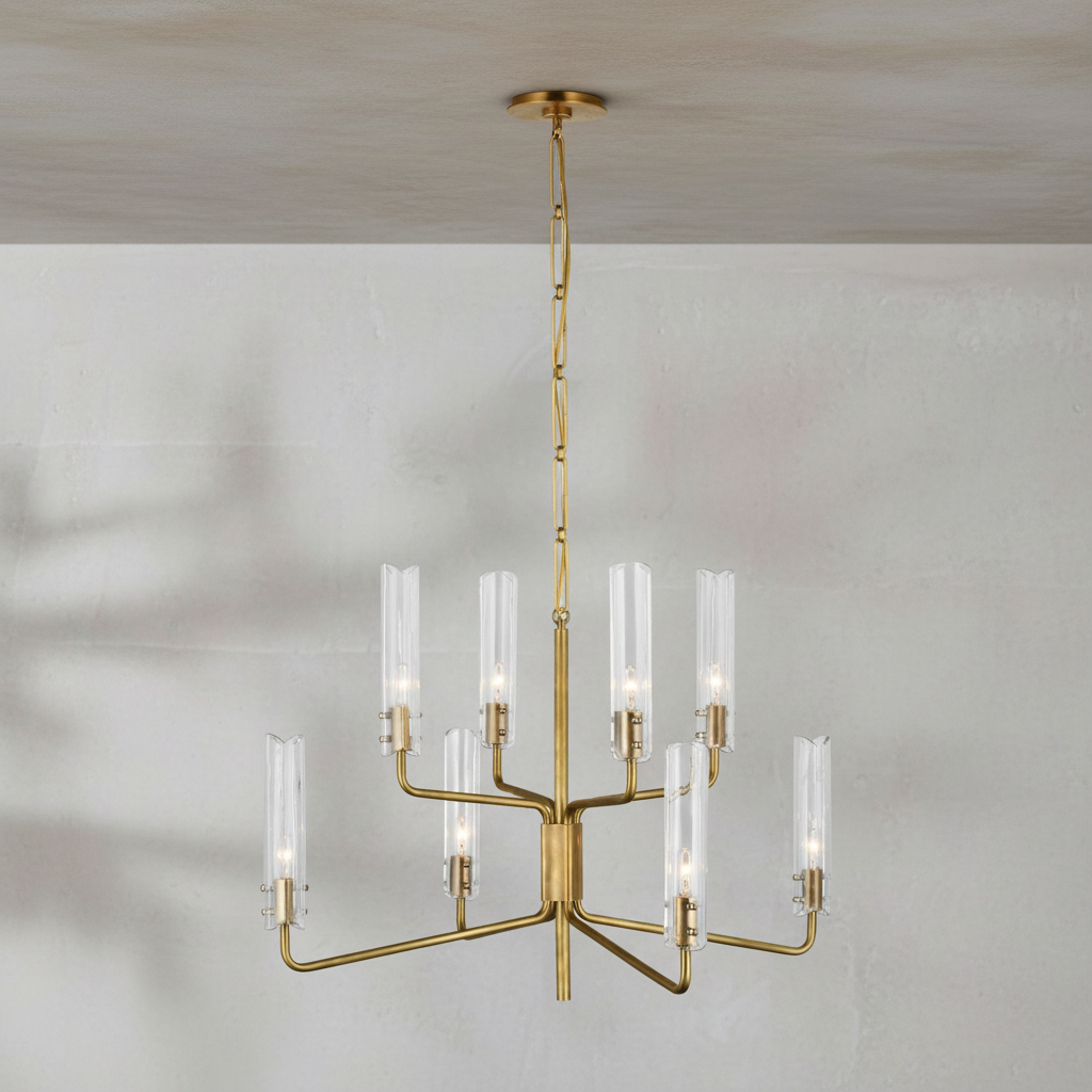 Luster Gaze Stellar Radiance Two-Tier Chandelier - Background Shot