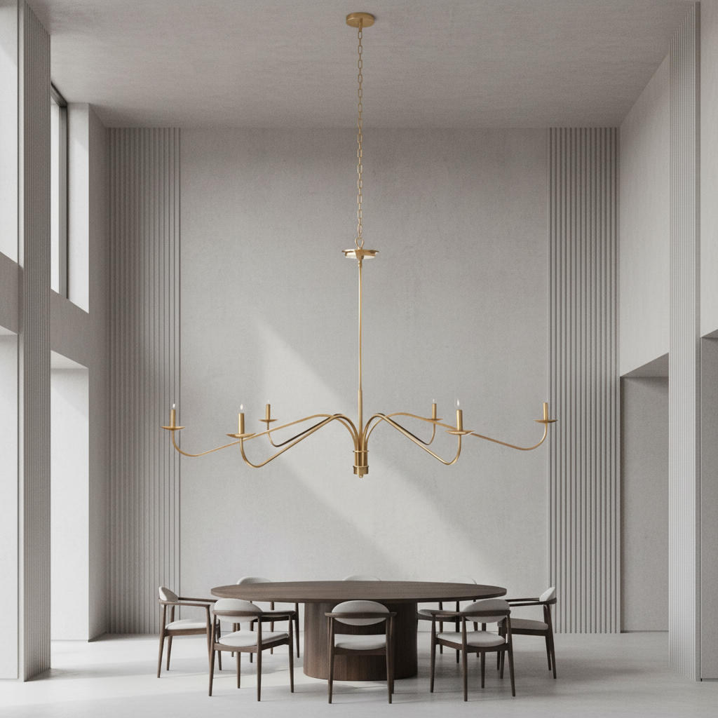 Luster Gaze Grand Horizon Chandelier - Background Shot