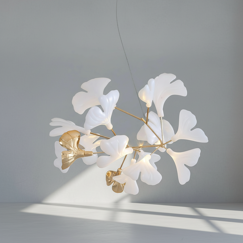 Luster Gaze Verdant Canopy Cascading Chandelier - Background Shot