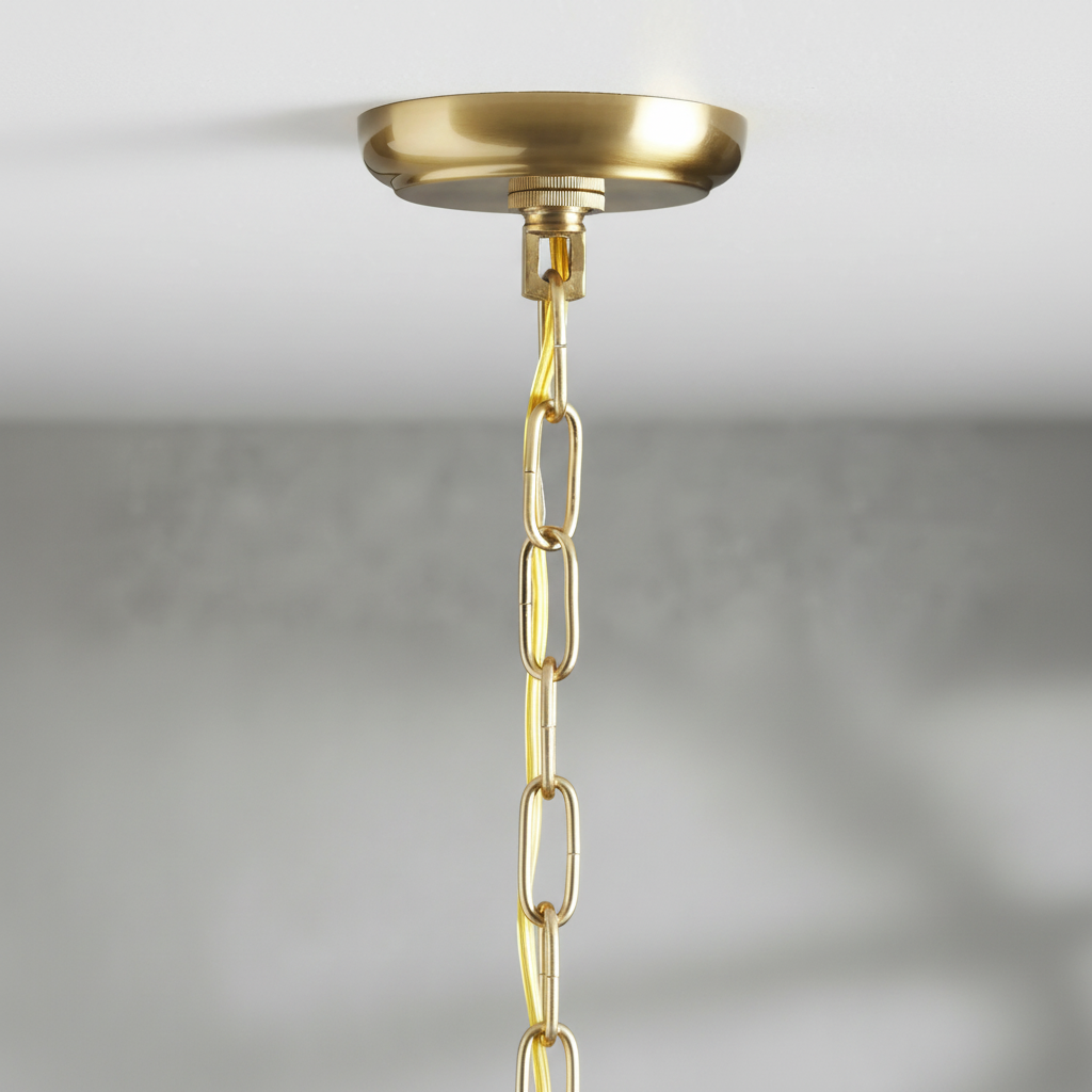 Luster Gaze Bloom Radiance Round Chandelier - Background Shot
