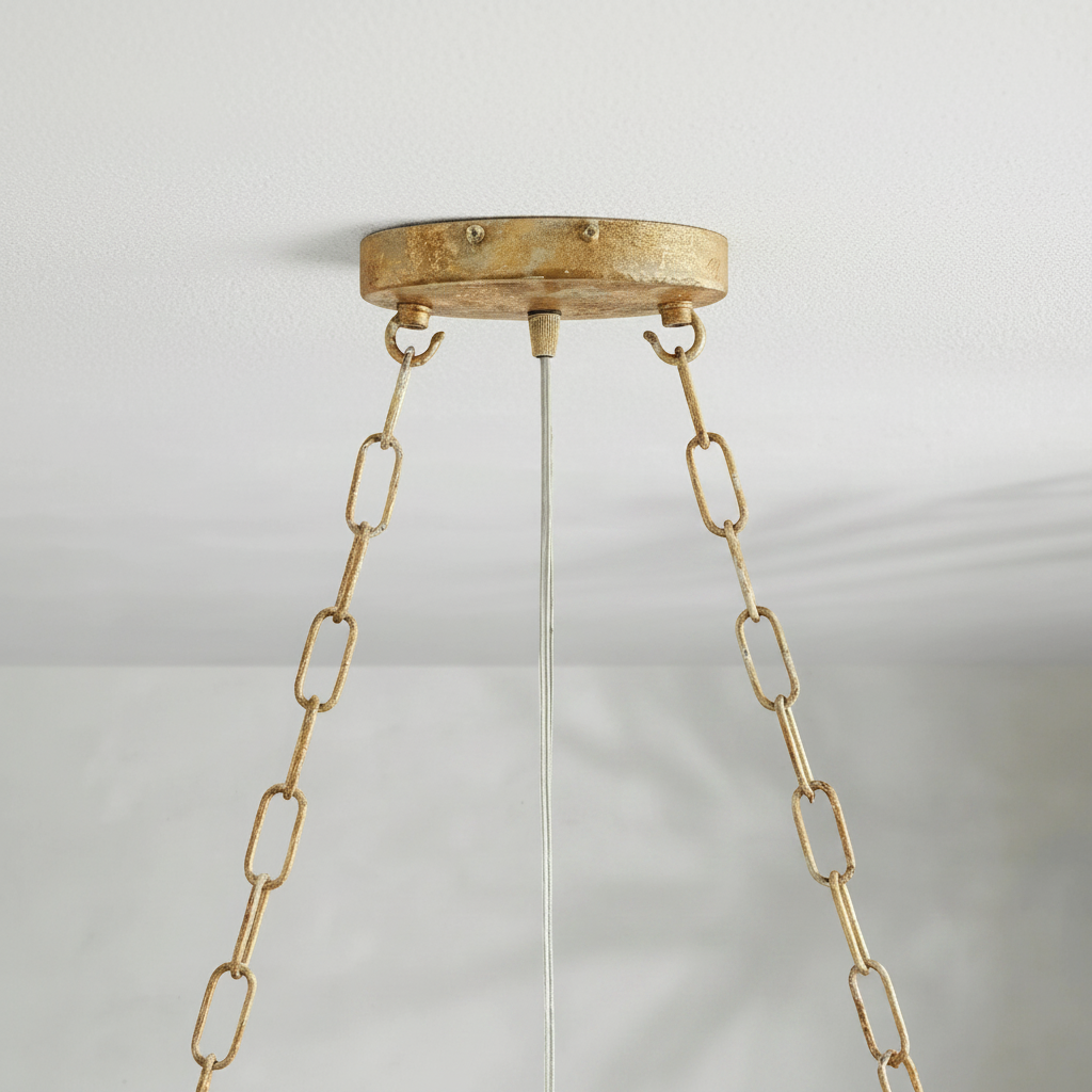 Luster Gaze Veridian Bloom Linear Chandelier - Background Shot