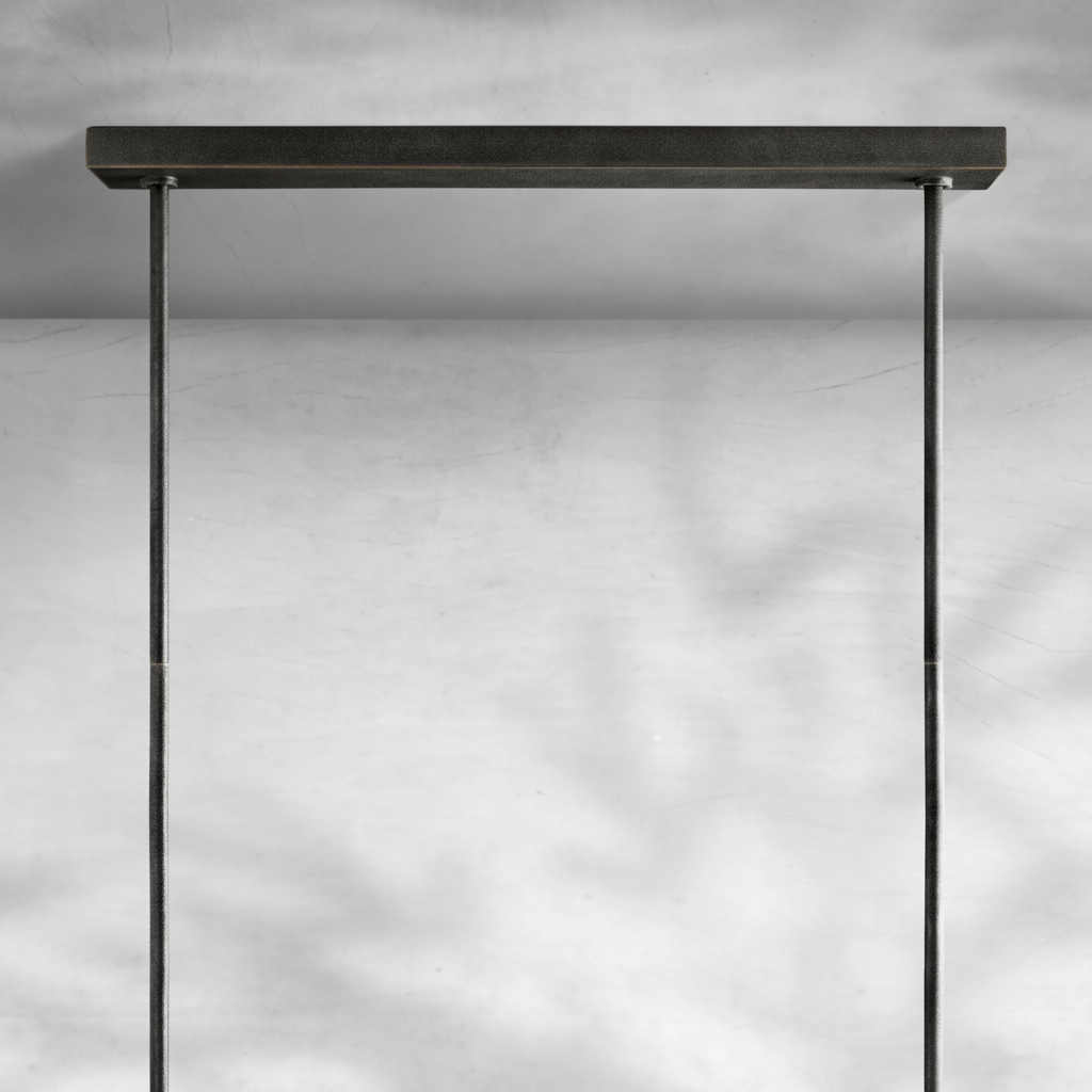 Luster Gaze Geometric Horizon Linear Chandelier - Background Shot
