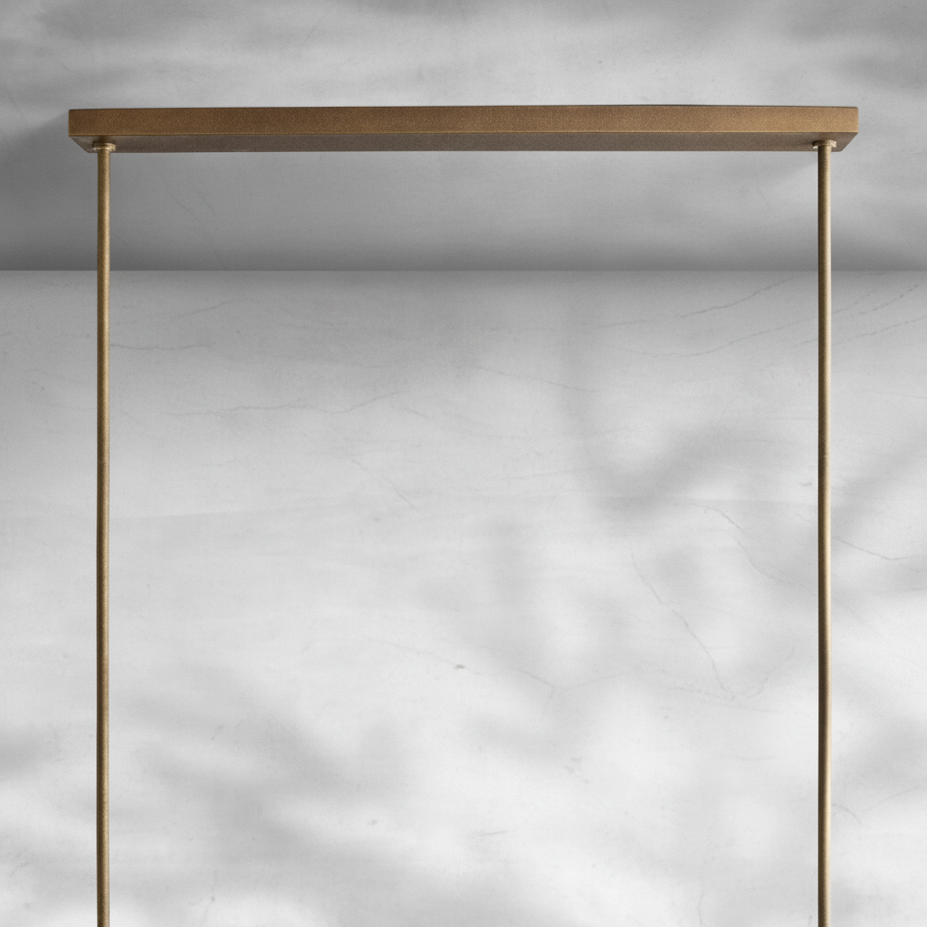 Luster Gaze Geometric Horizon Linear Chandelier - Background Shot