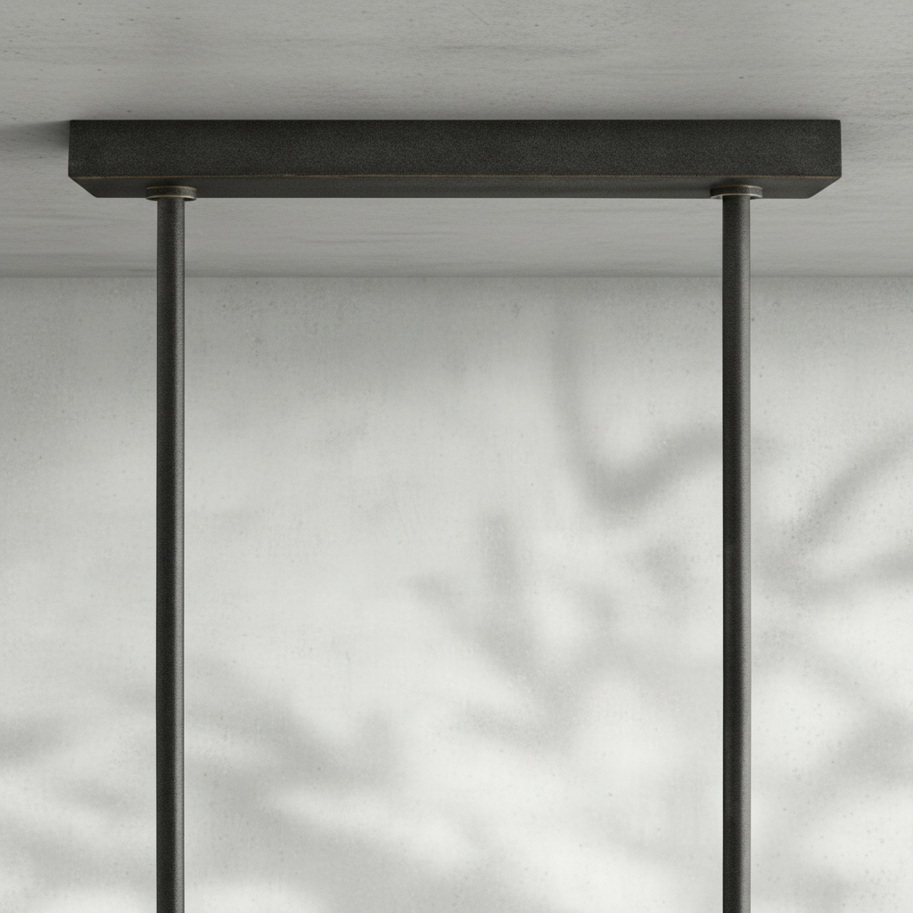 Luster Gaze Geometric Horizon Linear Chandelier - Background Shot