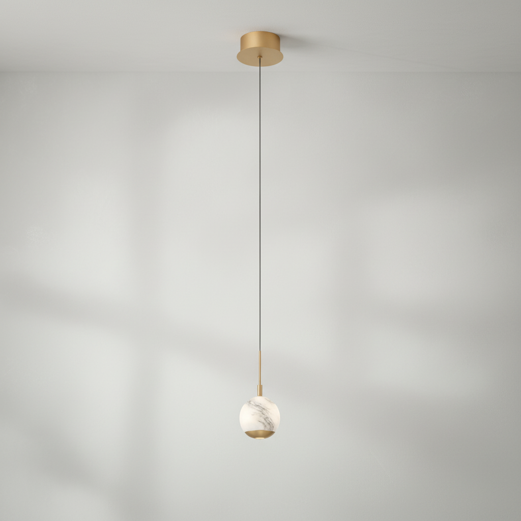 Luster Gaze Kimma Round LED Pendant - Studio Shot