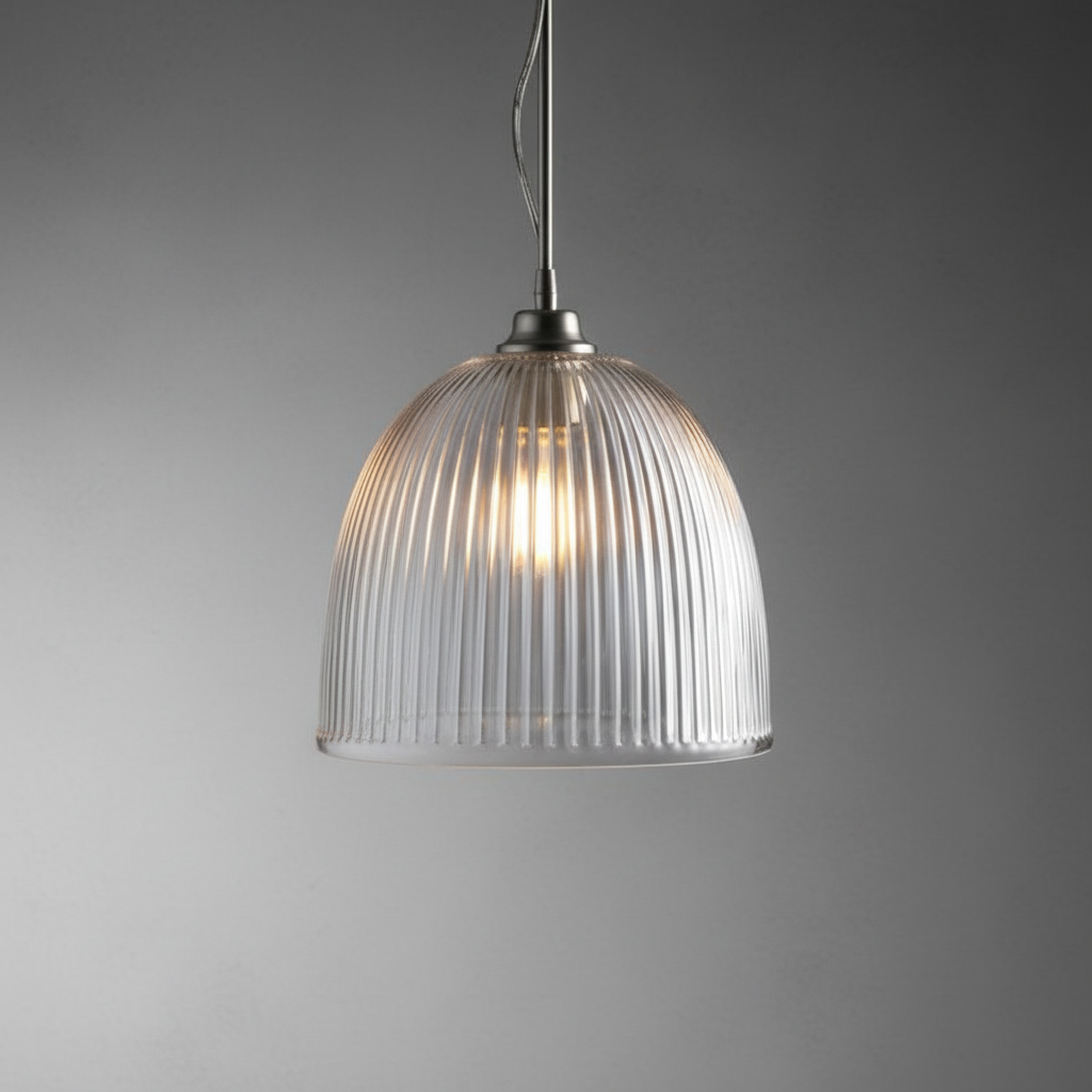 Luster Gaze Radiant Prism 1-Light Glass Pendant - Background Shot