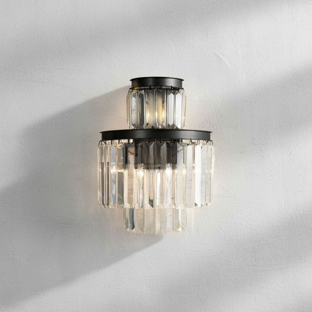 Luster Gaze Radiant Cascade 3-Light Wall Sconce - Background Shot