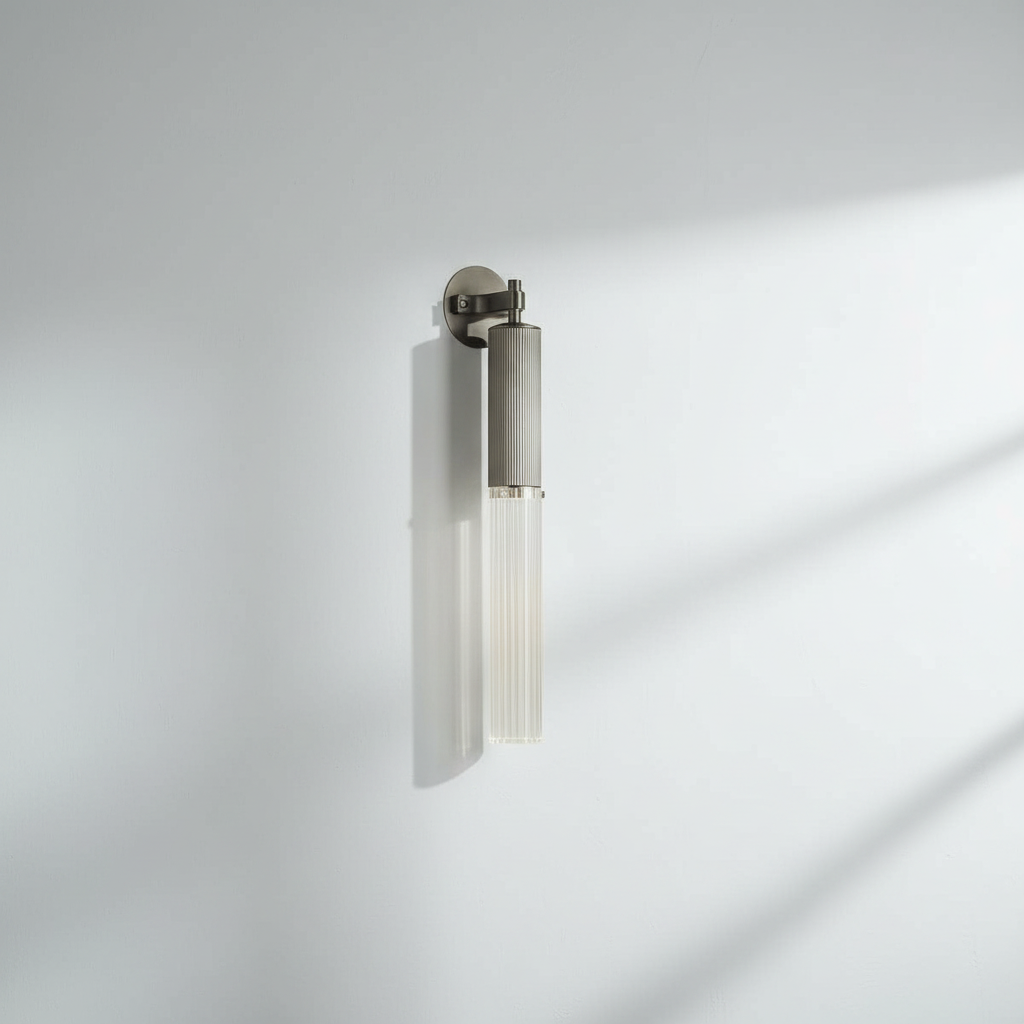 Luster Gaze Veridian Arc Wall Sconce - Background Shot