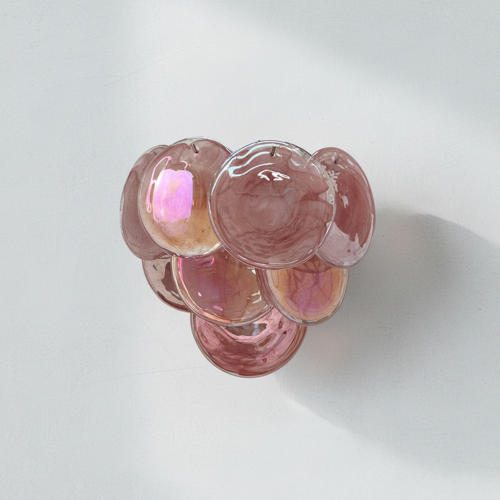 Luster Gaze Opulent Murano Glass Wall Sconce - Background Shot