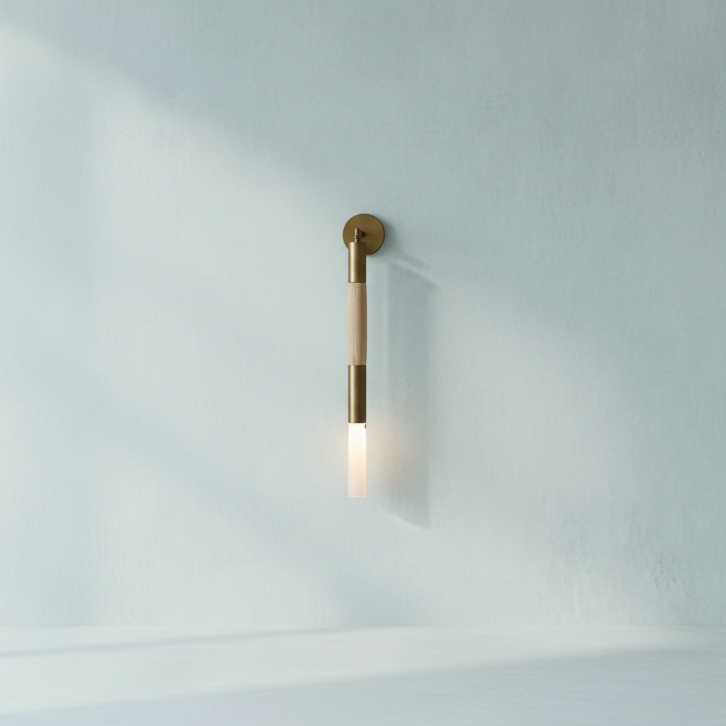 Luster Gaze Horsehair Sconce - Studio Shot