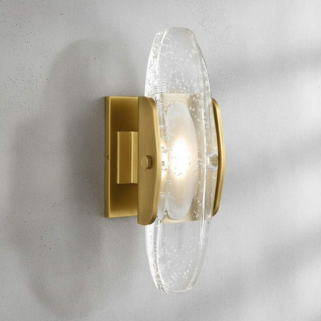 Luster Gaze Veridian Bloom Wall Sconce - Background Shot