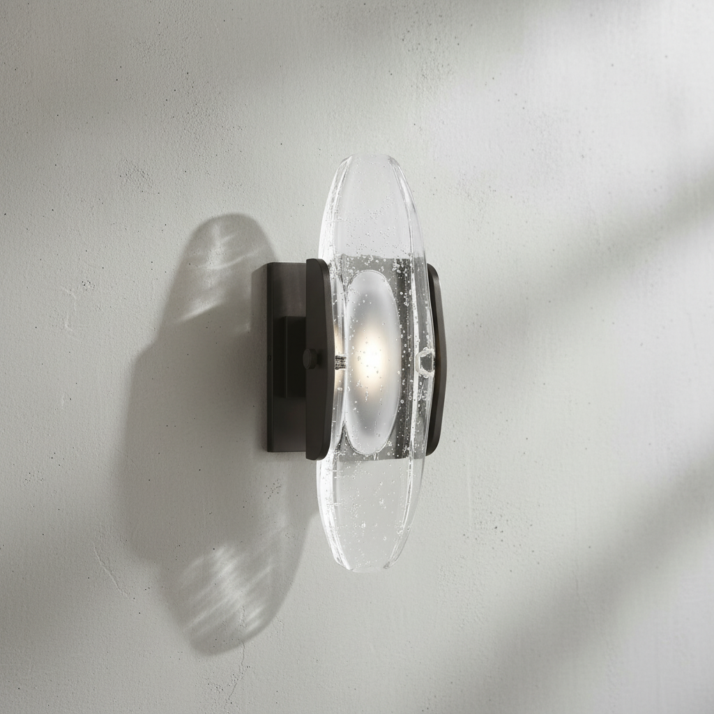 Luster Gaze Veridian Bloom Wall Sconce - Background Shot