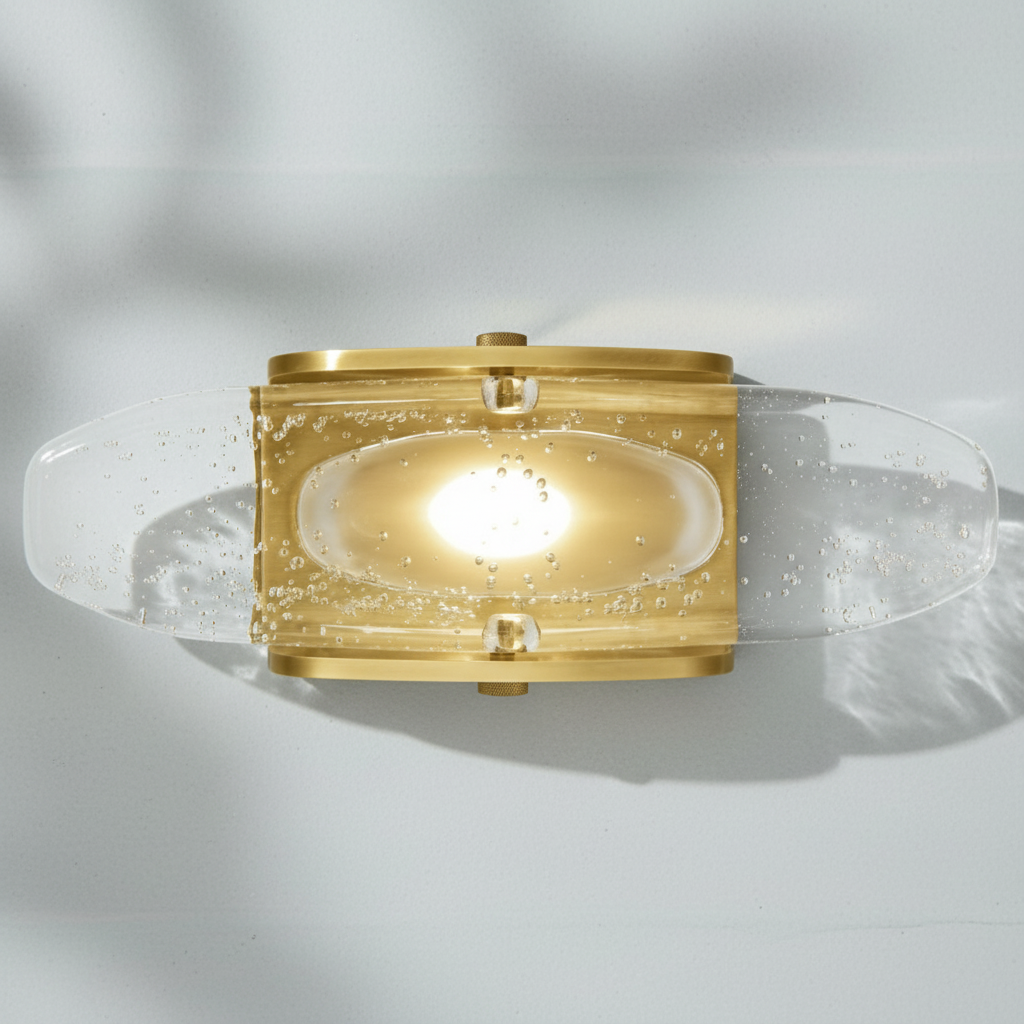 Luster Gaze Veridian Bloom Wall Sconce - Background Shot