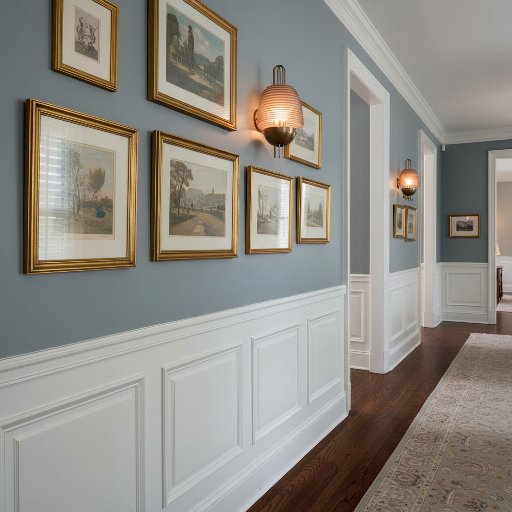 Luster Gaze Signal Radiance Wall Sconce - American hallway gallery