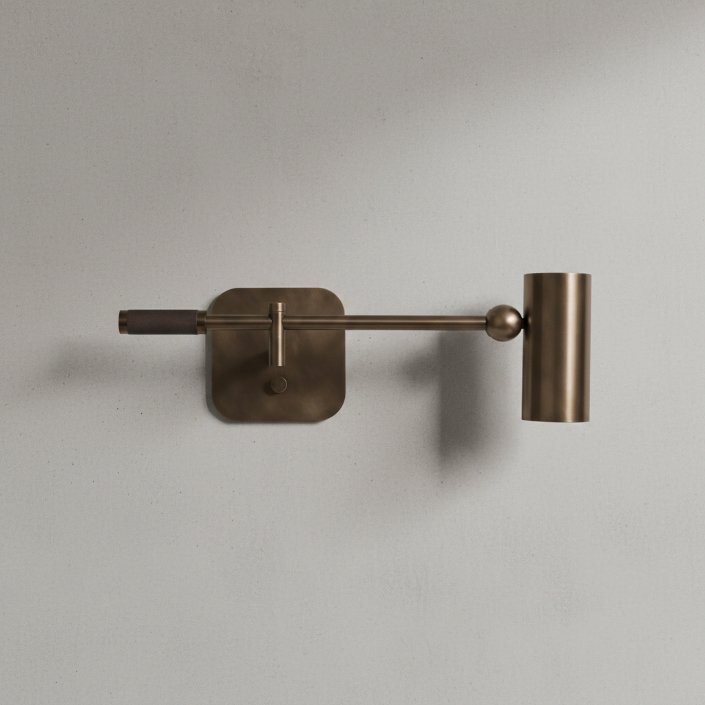 Luster Gaze Cylinder Pivot Wall Sconce - Background Shot