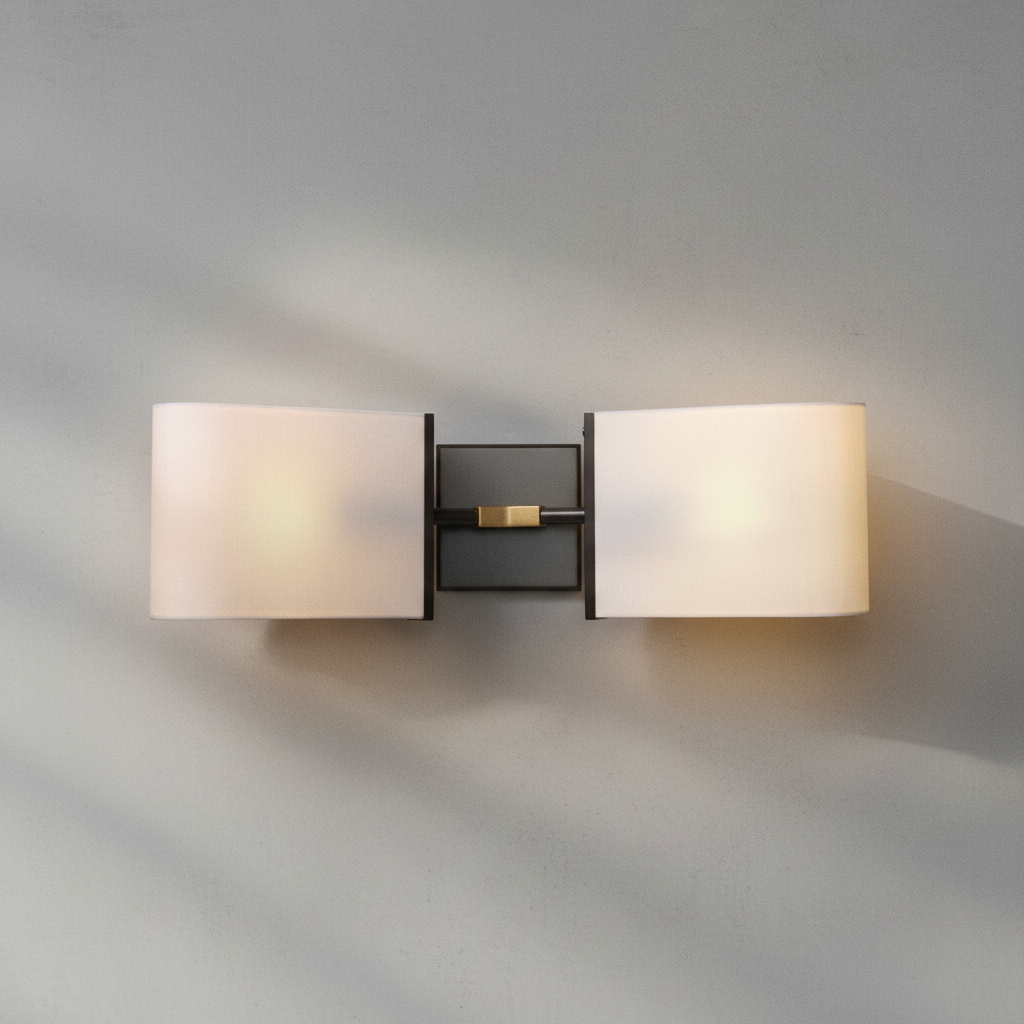 Luster Gaze Aura Double Sconce - Background Shot
