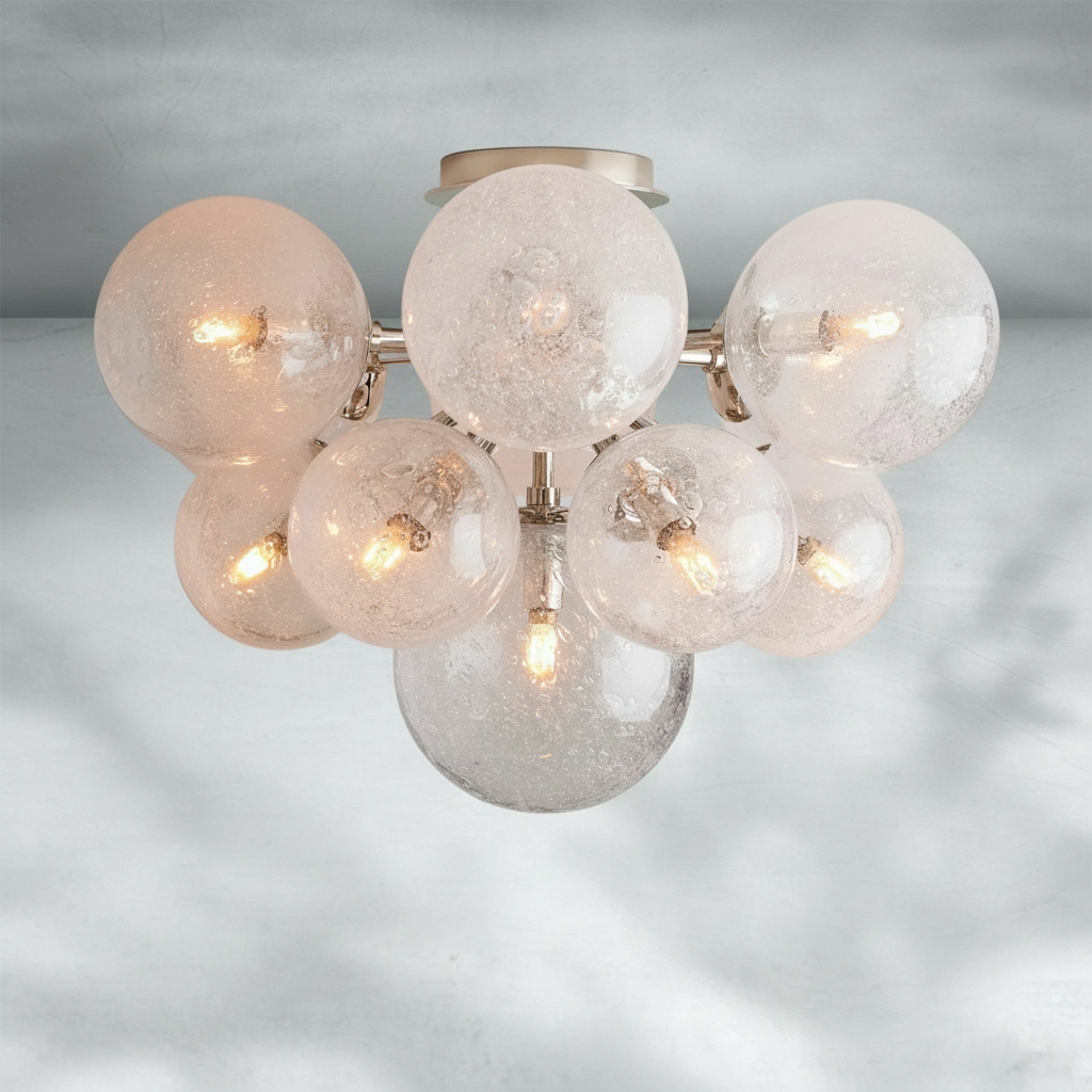 Luster Gaze Artisan Radiance Flushmount - Background Shot