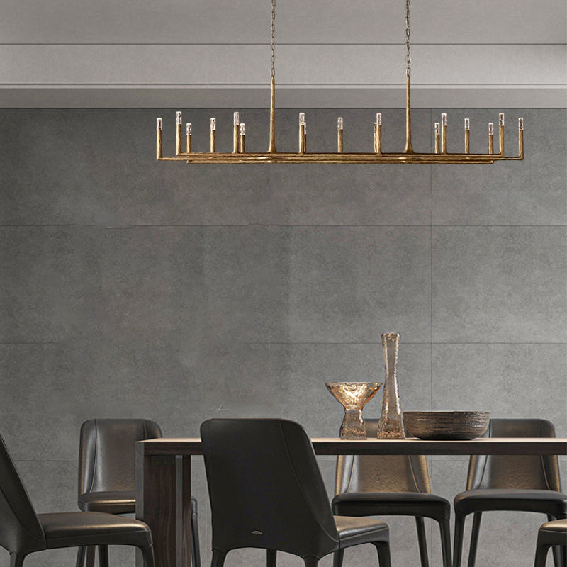 Thaddeos Forged Linear Chandelier