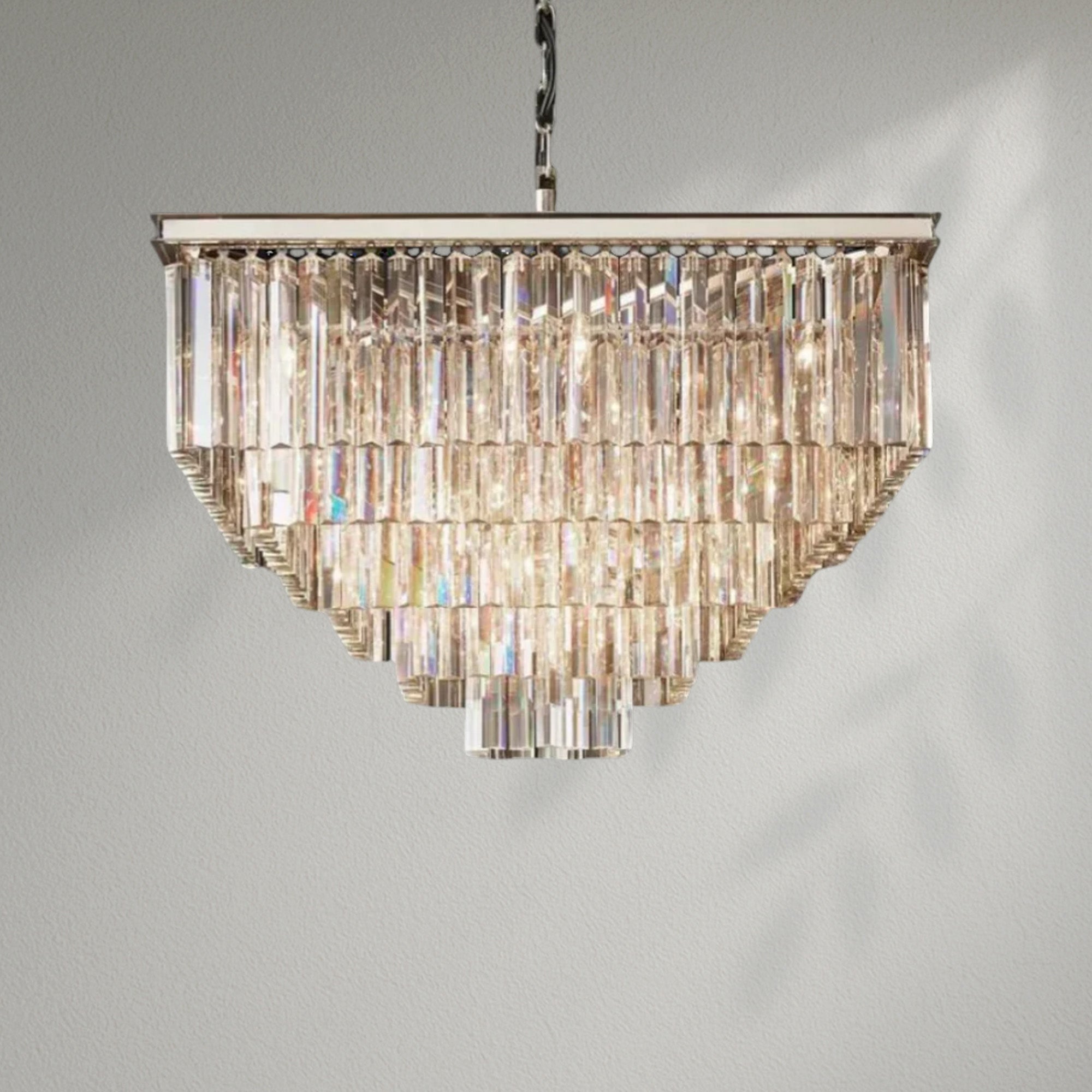 1920s Odeom Square Chandelier