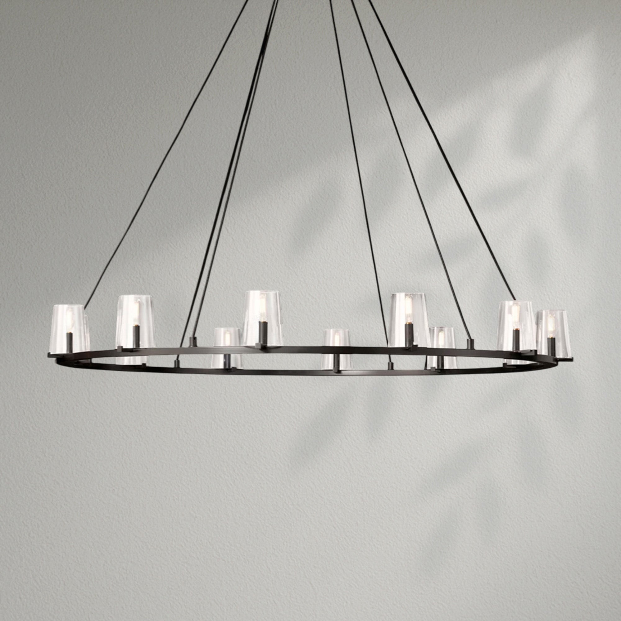 Pauillec Glass Round Chandelier