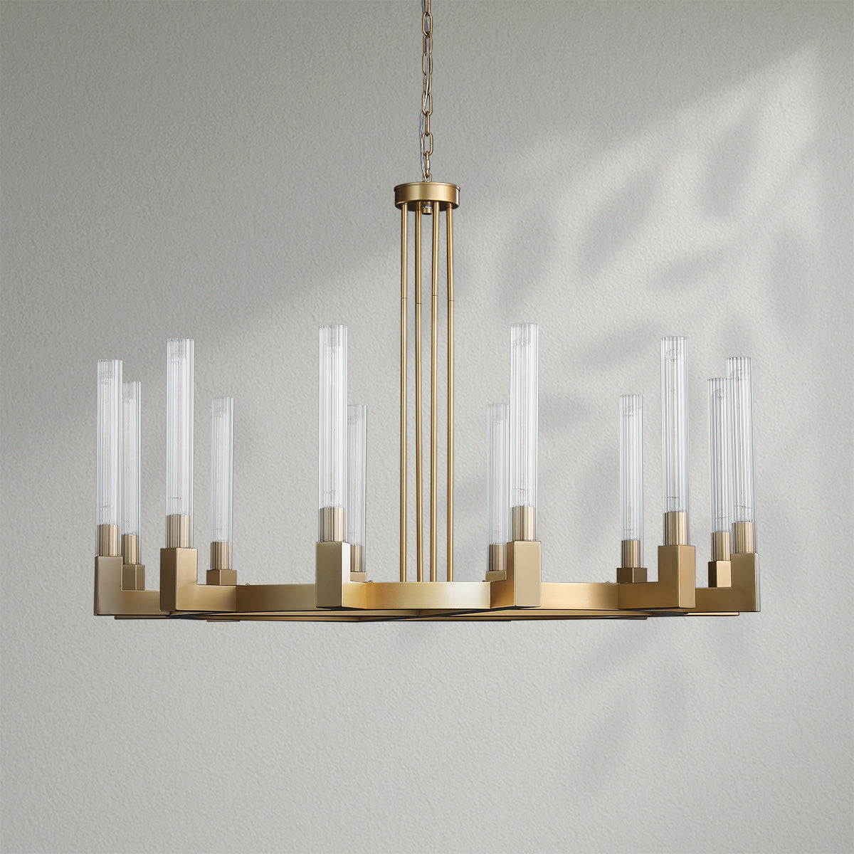 Cannelo Glass Round Chandelier
