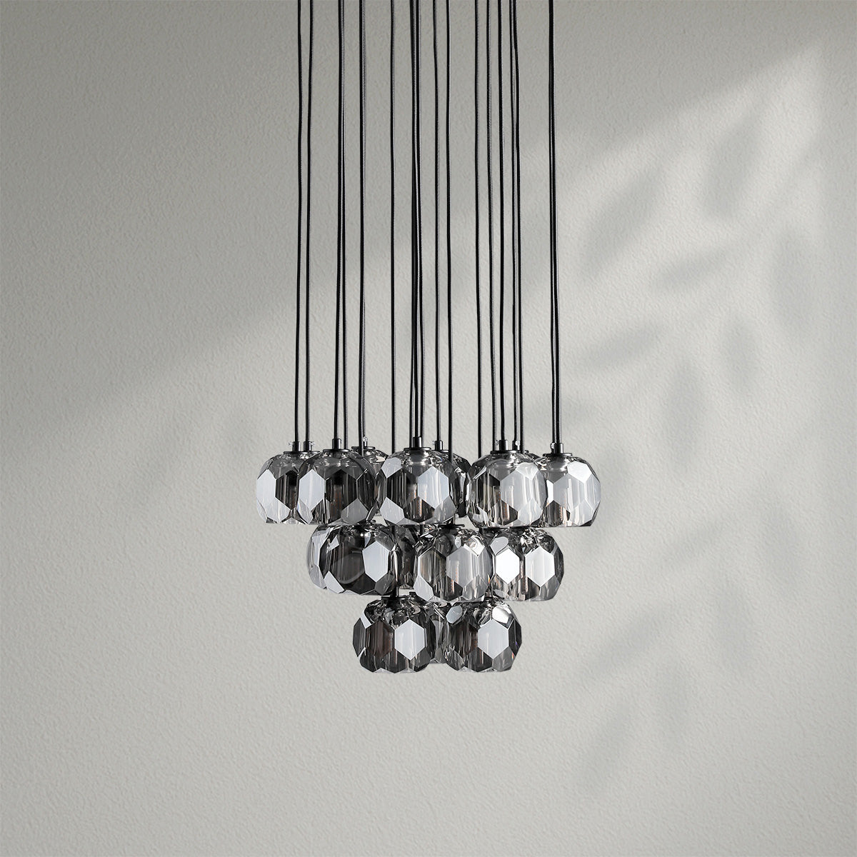 Boule Do Crystal Cluster Round Chandelier