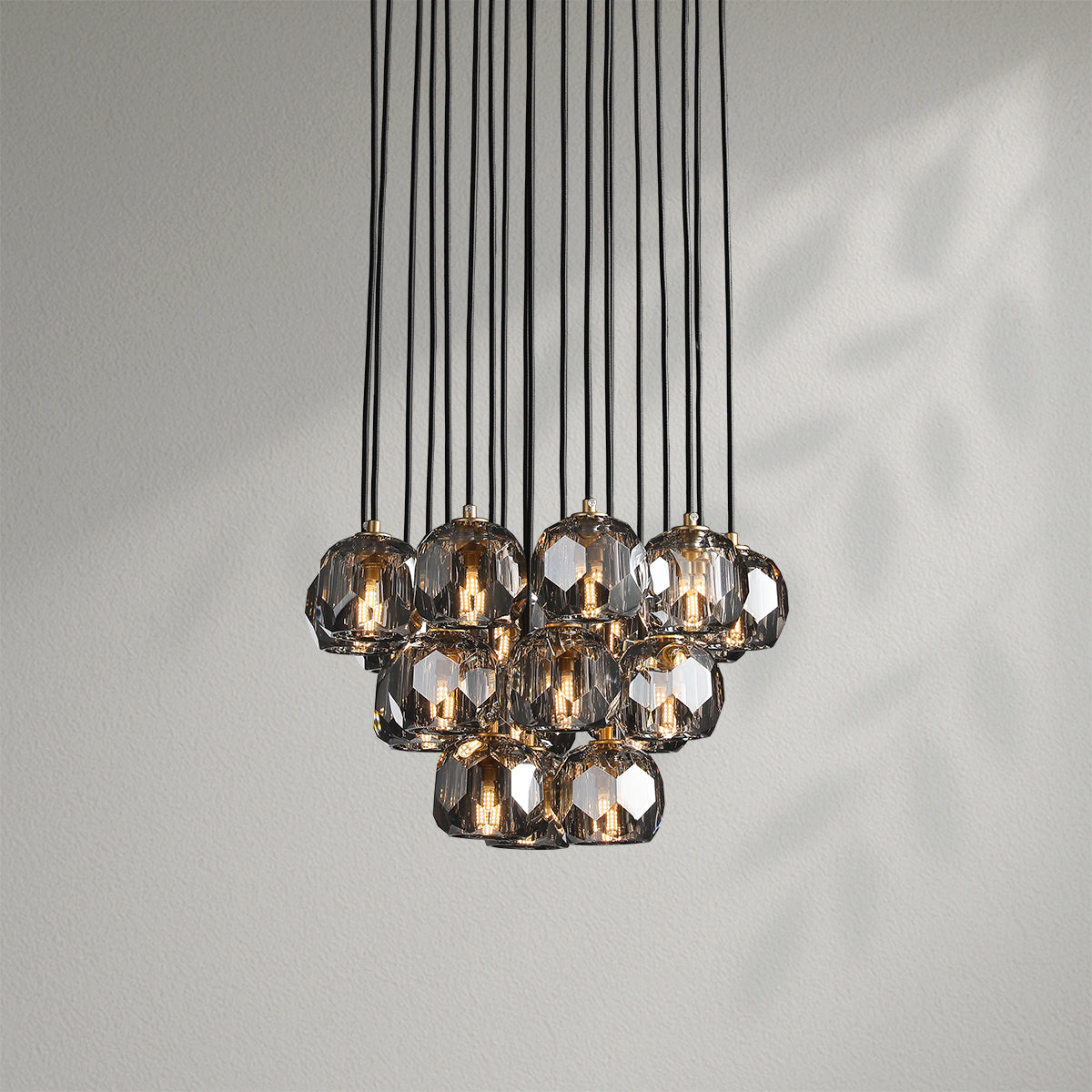 Boule Do Crystal Cluster Round Chandelier