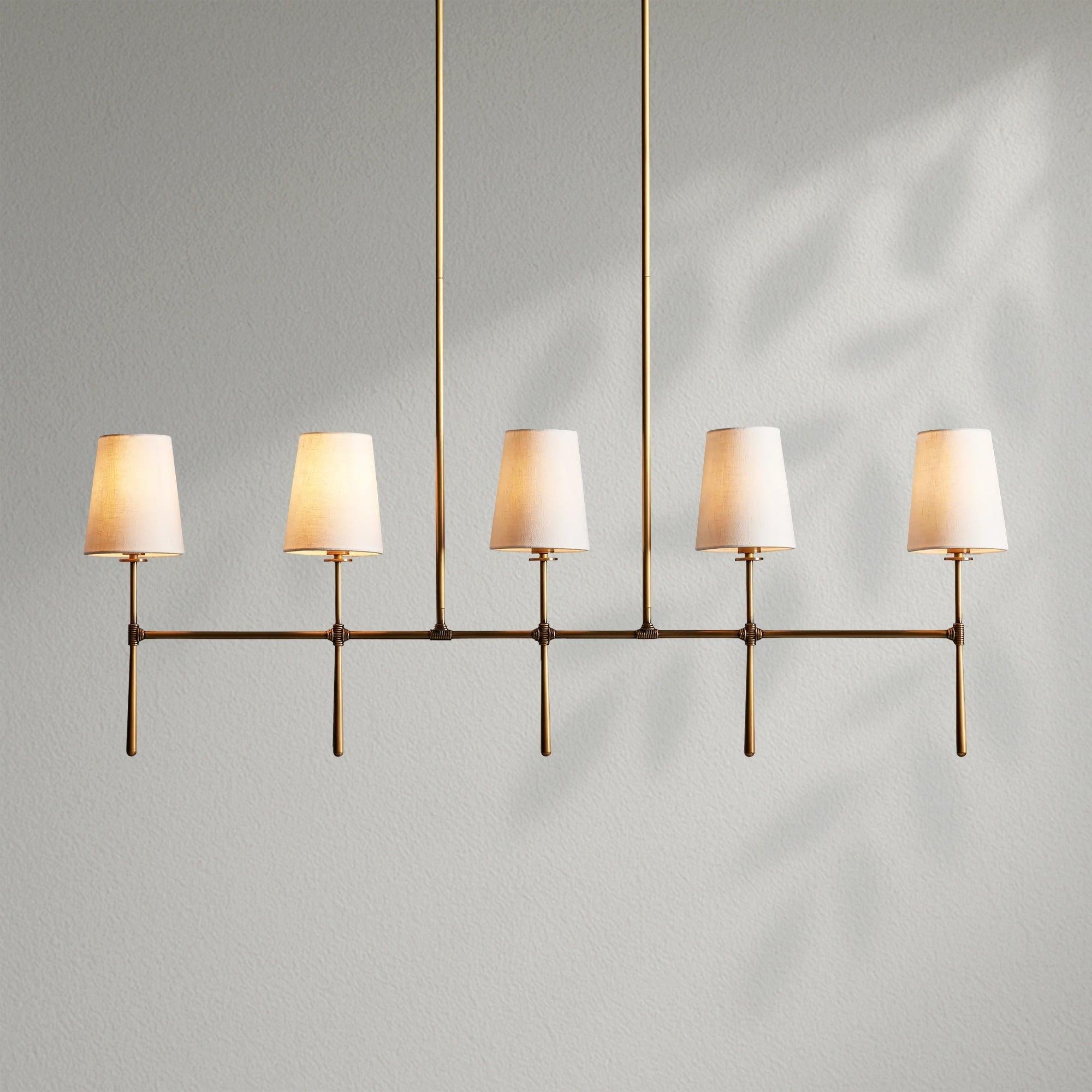 Rhodesy Linear Chandelier 5/6 Light