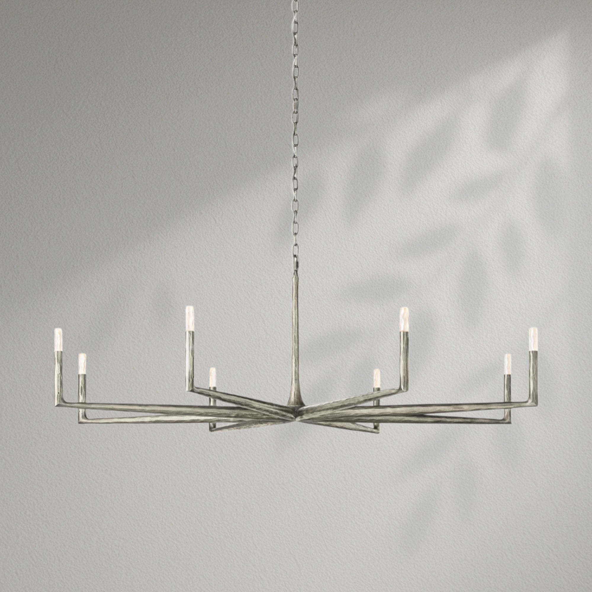 Thaddeos Forged Round Chandelier